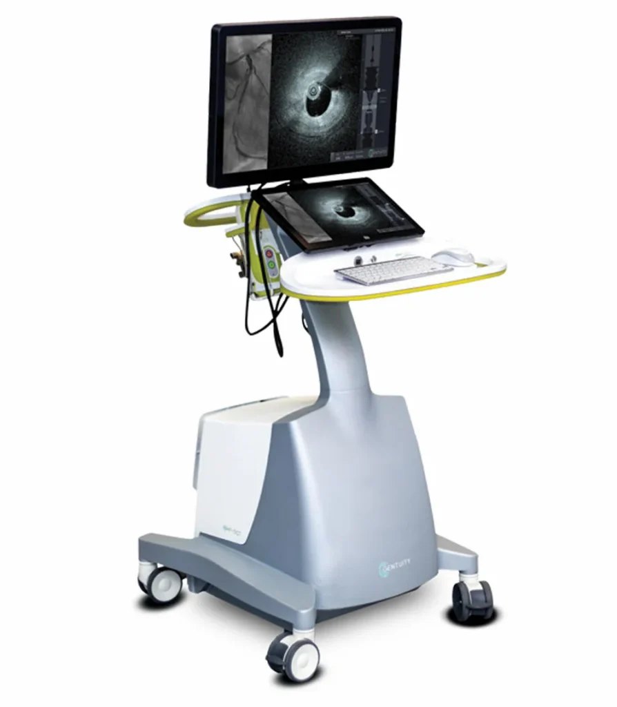 Gentuity® HF-OCT – zobrazovacia konzola s dvoma monitormi