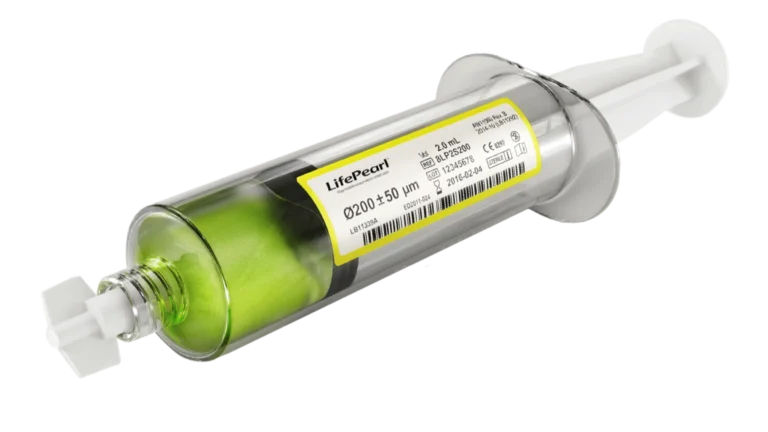 LifePearl™ – injekčná striekačka s chemoembolizačnými mikročasticami